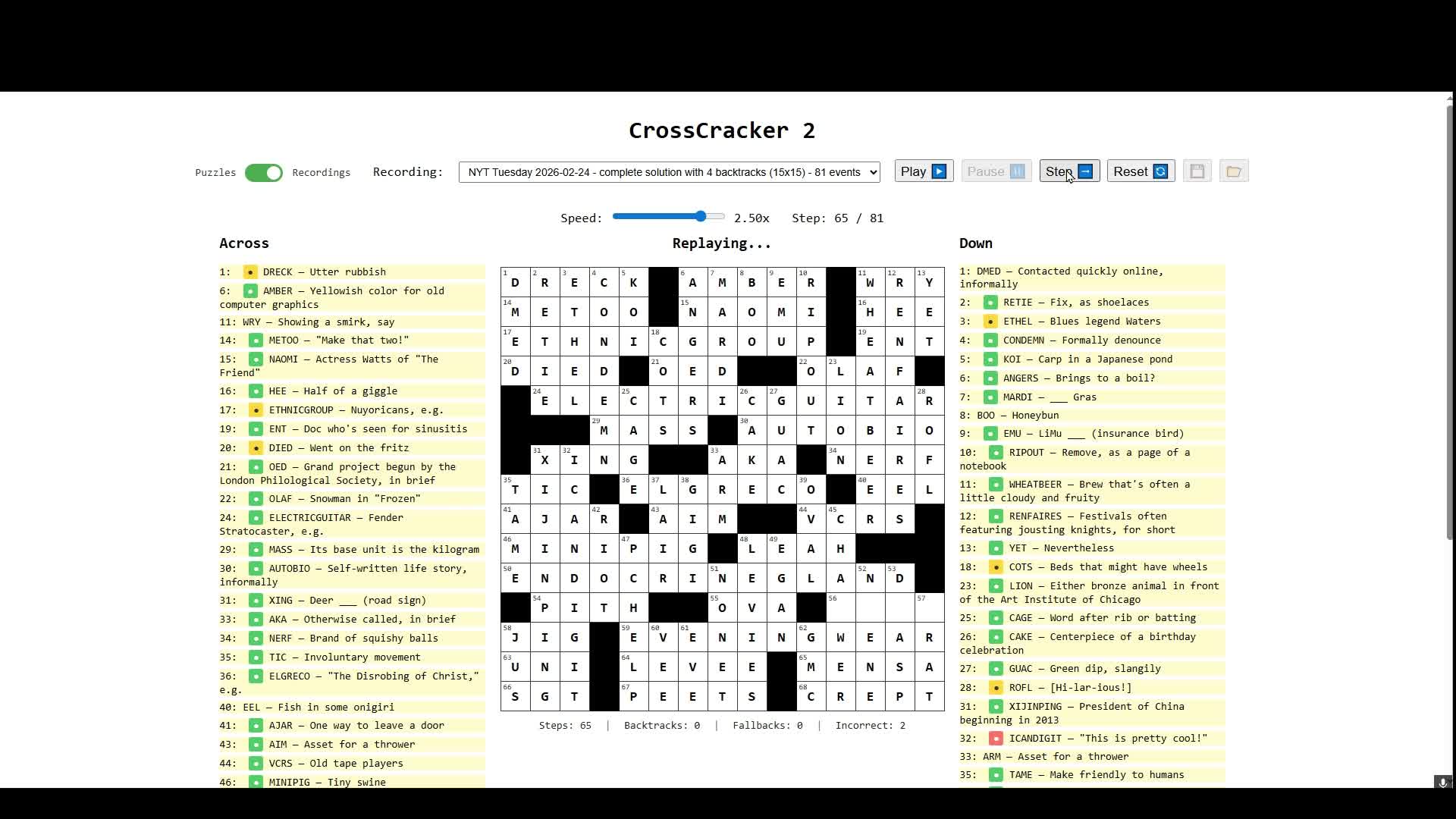 CrossCracker preview